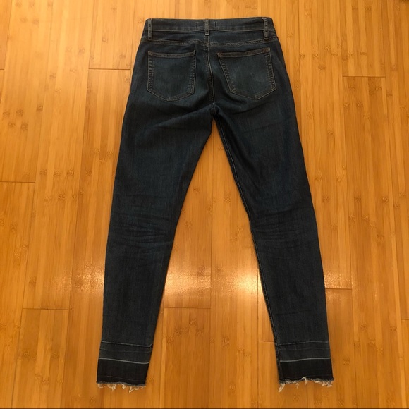 LOFT Let Down Hem pocket Skinny Jeans - Picture 5 of 6